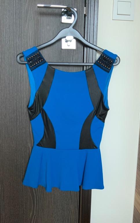 bebe peplum top