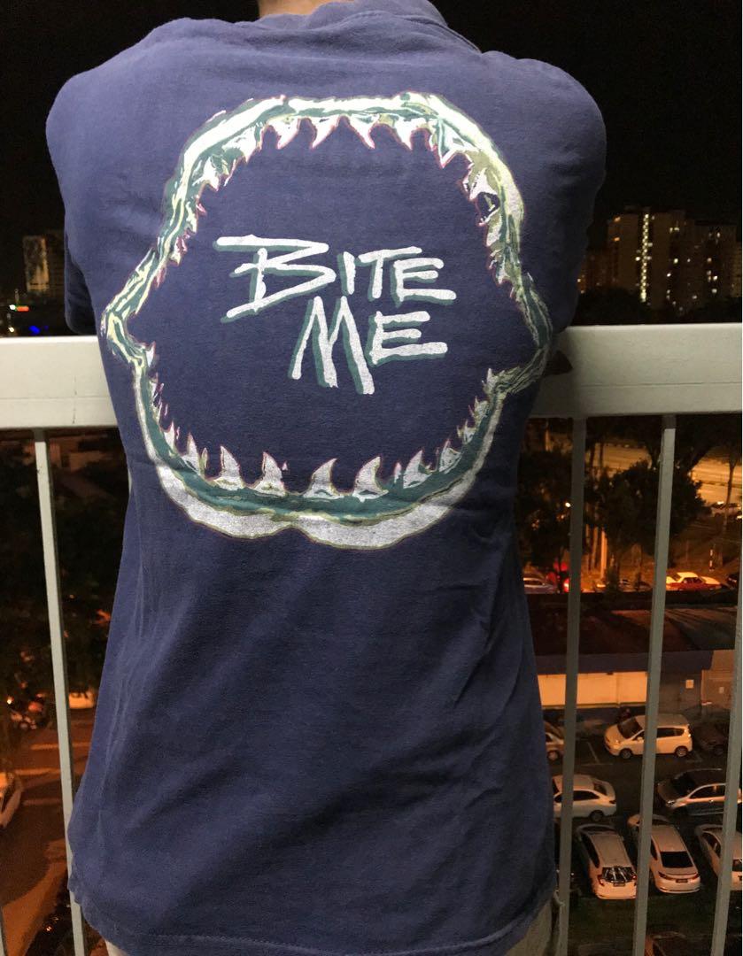 BITE ME (Category: Tshirts & Polo Shirts) located in Ampang. Submitted by 6ixhood (Listing ID 1027938839, Image 2). Description: Barang boleh neggo kita buat sampai letgo!! Jauh kita pos dekat kita cod..