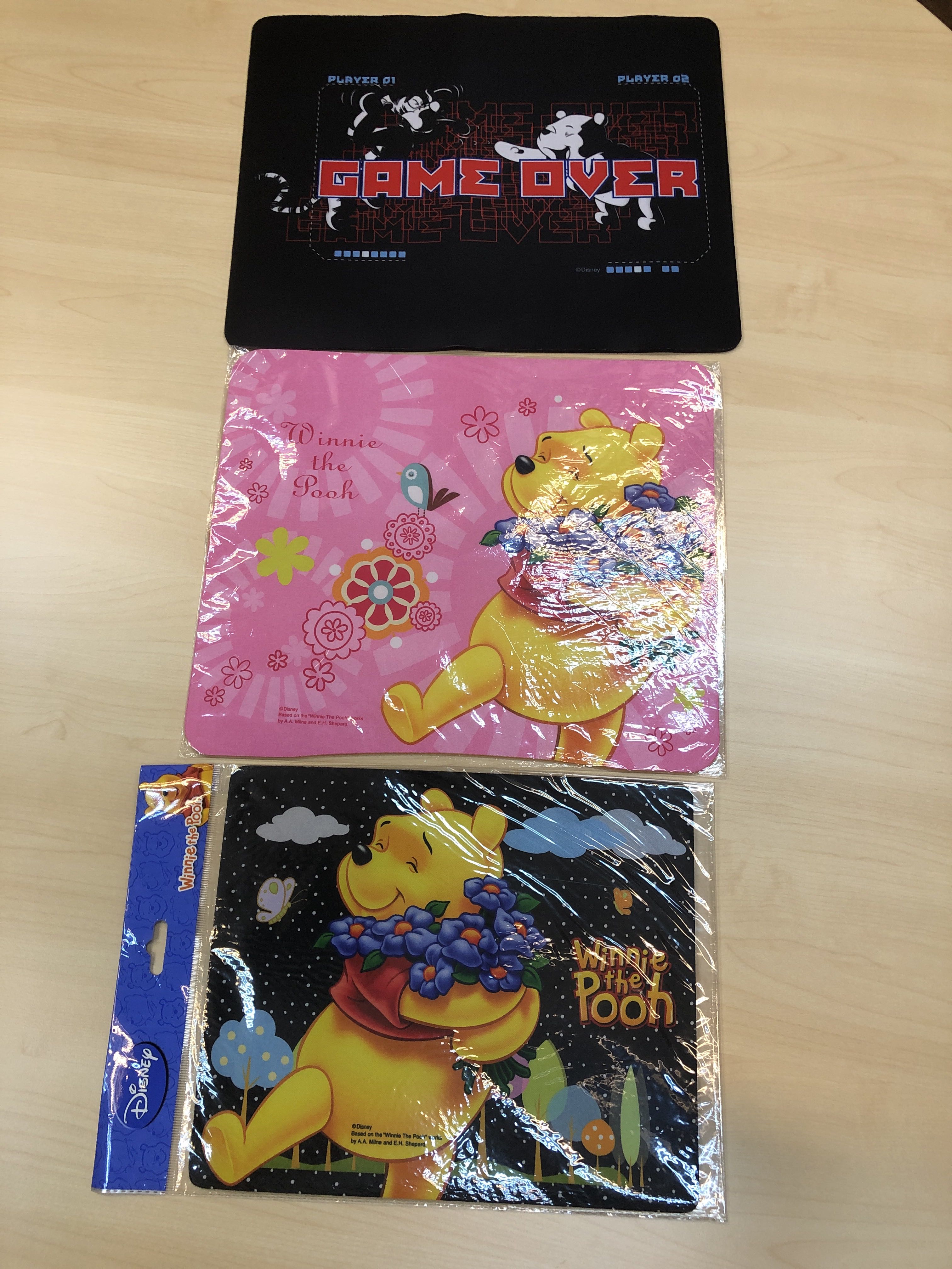 BN Authentic Disney Mouse Pad Ironman,Winnie the Pooh, Mickey mouse