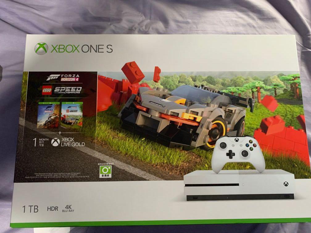 Xbox one s 1tb 2025 forza horizon 4 lego