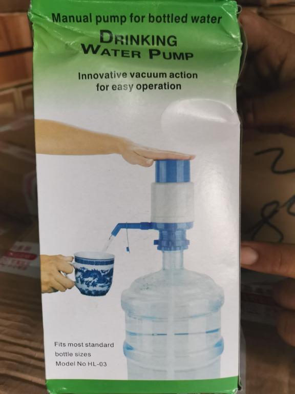 Bottled Drinking Water Hand Press Pump Dispenser, TV & Home Appliances