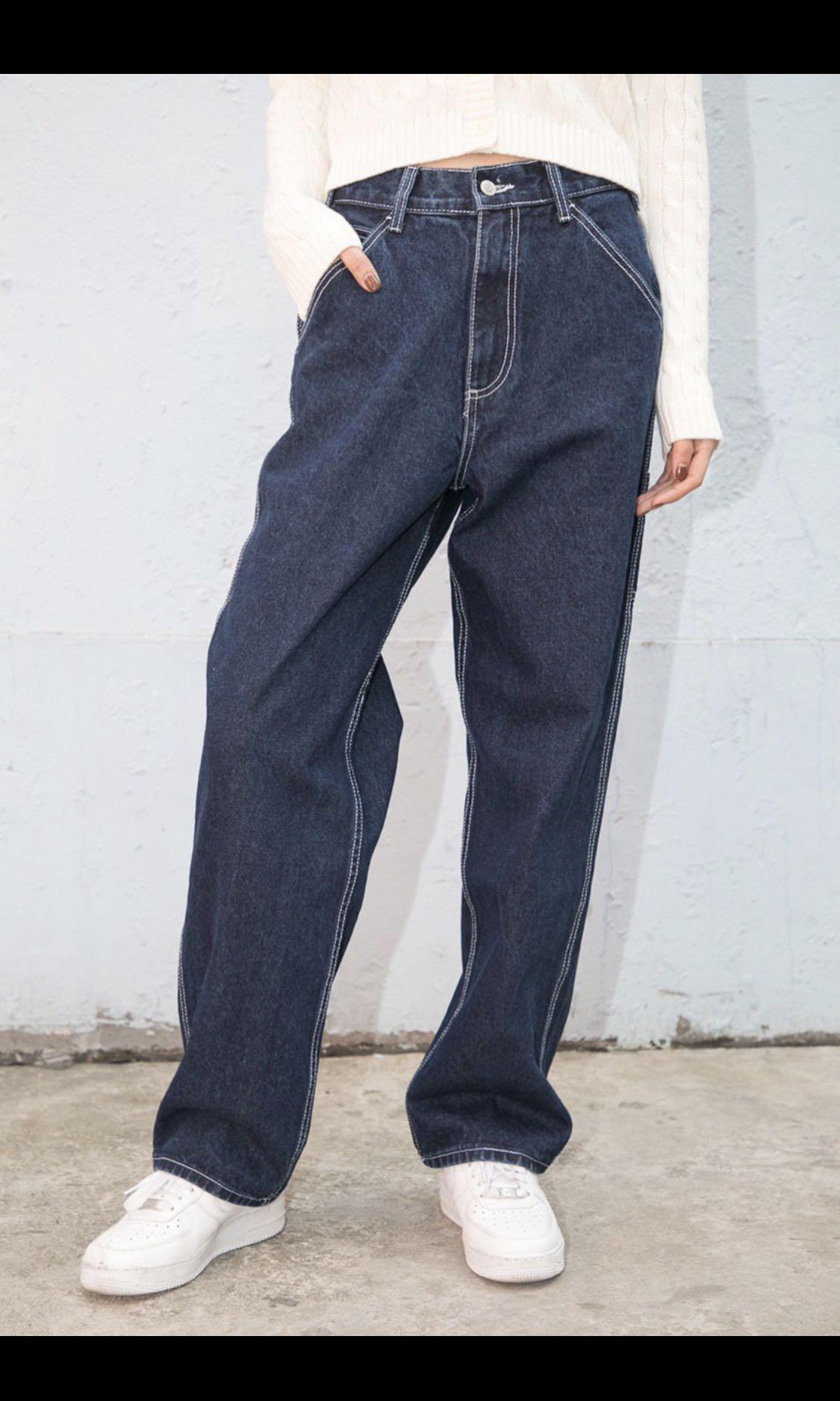 Brandy melville talia dark wash jeans Clearance
