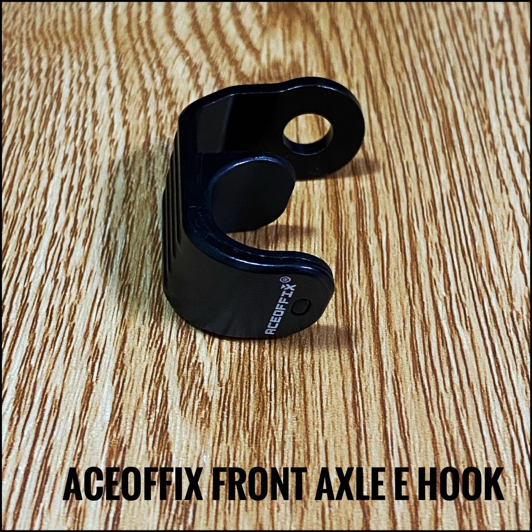 Brompton Front Axle E hook v2 Aceoffix 11g, Sports Equipment, Bicycles