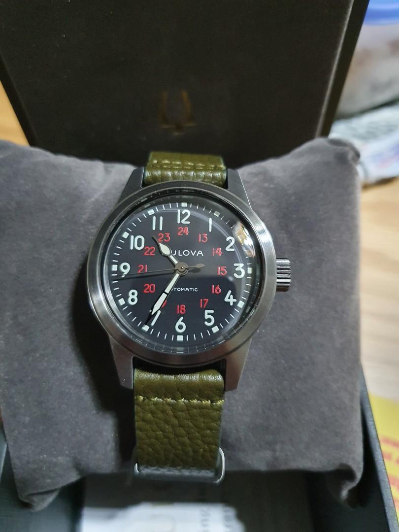Bulova Hack Automatic (Category: Watches) located in Singapore. Submitted by shen.ong3 (Listing ID 1027859977, Image 2). Description: Bulova Hack Automatic Fixed price @ $550 Retail price/msrp $620 (450 USD) Self collect 🙏 Low ballers will be ignored more info: https://thetruthaboutwatches.com/2020/05/bulova-hack-full-review/.