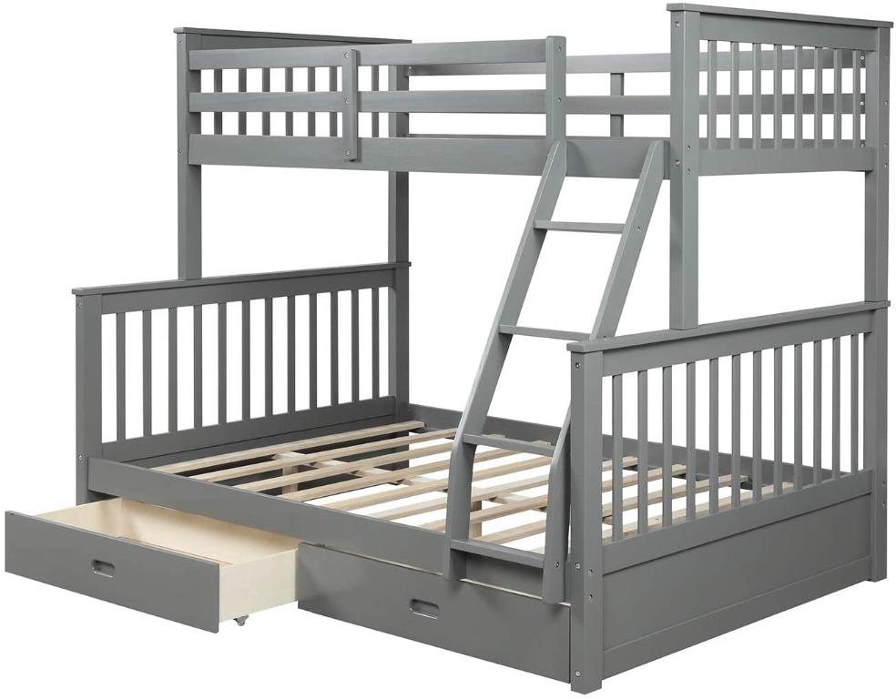 twin over bunk bed