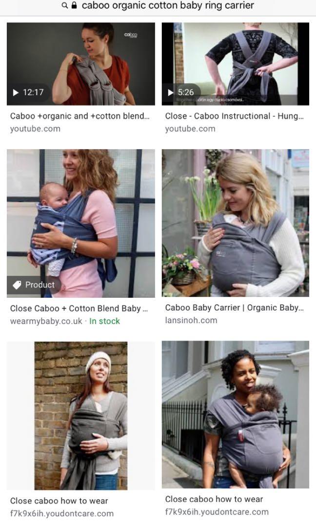 caboo carrier organic cotton