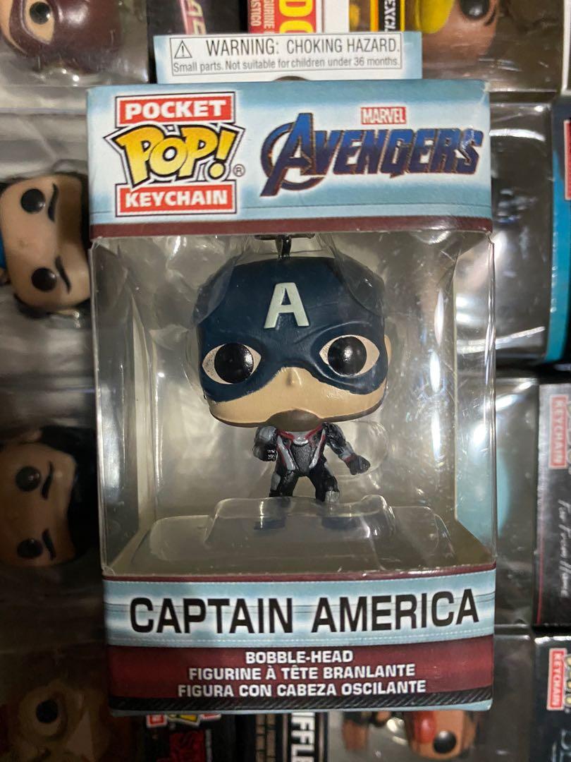 captain america funko pop keychain