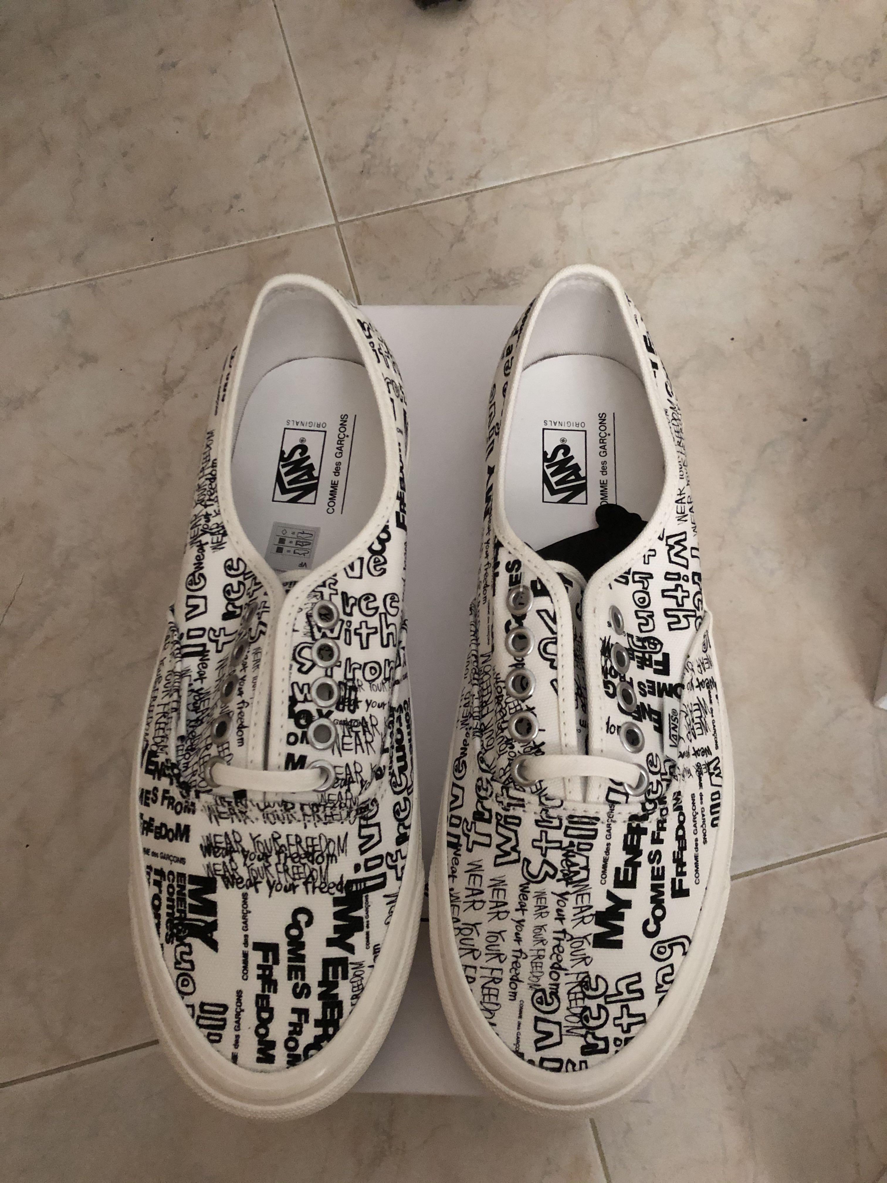 CDG x Vans OG Authentic LX Men s Fashion Footwear Sneakers on Carousell