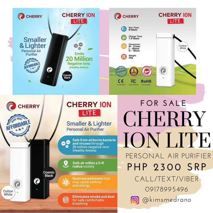 Cherry ion lite hotsell personal air purifier