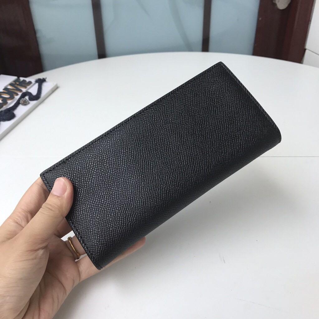 Coach 74978 men s long grain grain suede leather wallet