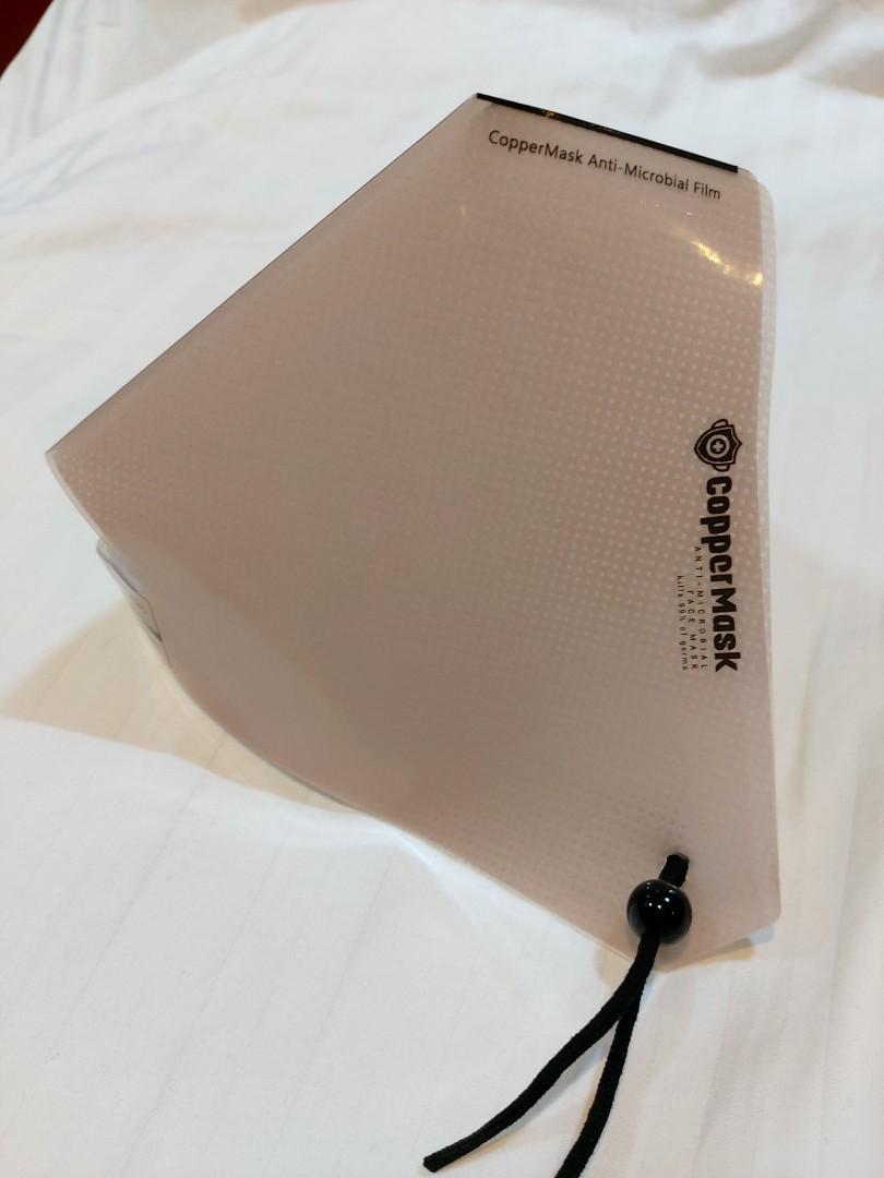 Copper Mask with Free USB Light (Category: Vision Care) located in Manila. Submitted by aaronmerchandise (Listing ID 1027877526, Image 2). Description: 1 Box Price 350 1Copper Mask 10 Filters with Free USB Light Stong Antimicrobial Layer Helps Kill 99.9 % of Germs Syperior Bacteria Externinator Effect Comfortable Respiration Complete Prevention of Saliva Droplets Helps Prevent Detmatitis and Allergies Hamless to Humans.