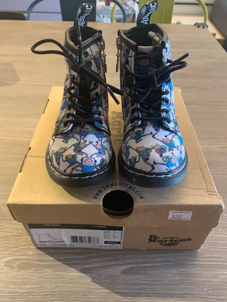 Doc Martens Child Finn Print Boots, Babies Kids, Babies Kids