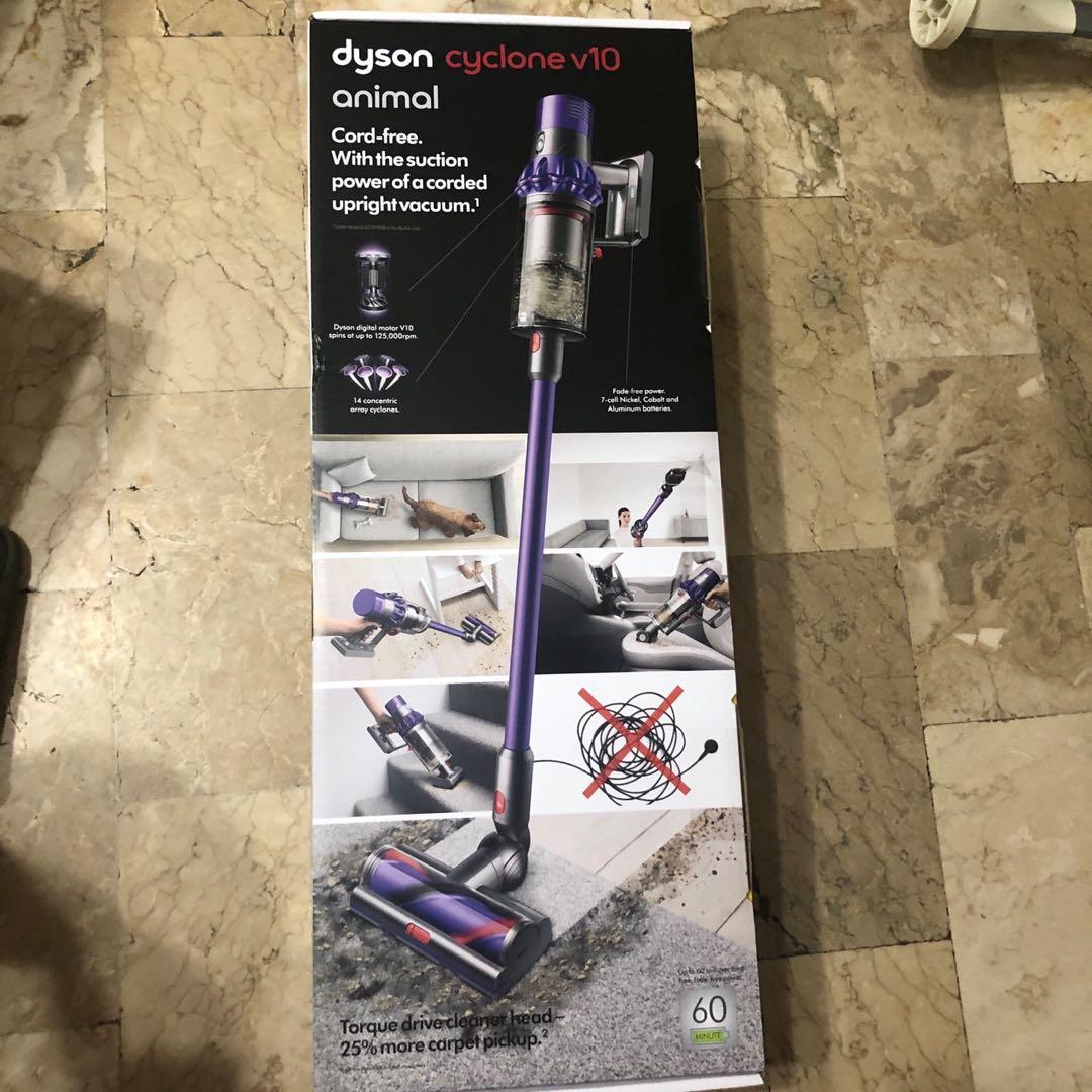 Dyson Cyclone V10 Animal Cordless Vacuum (Category: Vacuum Cleaner & Housekeeping) located in Manila. Submitted by hotforecast (Listing ID 1027912511, Image 1). Description: Brand New. Opened for testing only General * Product Name Cyclone V10 Animal Cord-Free Stick Vacuum Brand Dyson Assembly Required No Additional Accessories Included Soft Dusting brush; crevice tool; mini motorized tool; docking station; combination nozzle; torque drive cleane