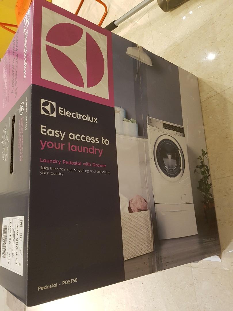 Electrolux laundry pedestal with drawer PDST 60, Furniture & Home