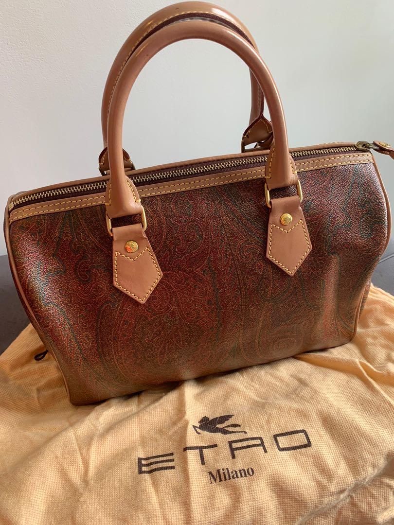 Etro Boston 30, Luxury, Bags & Wallets on Carousell