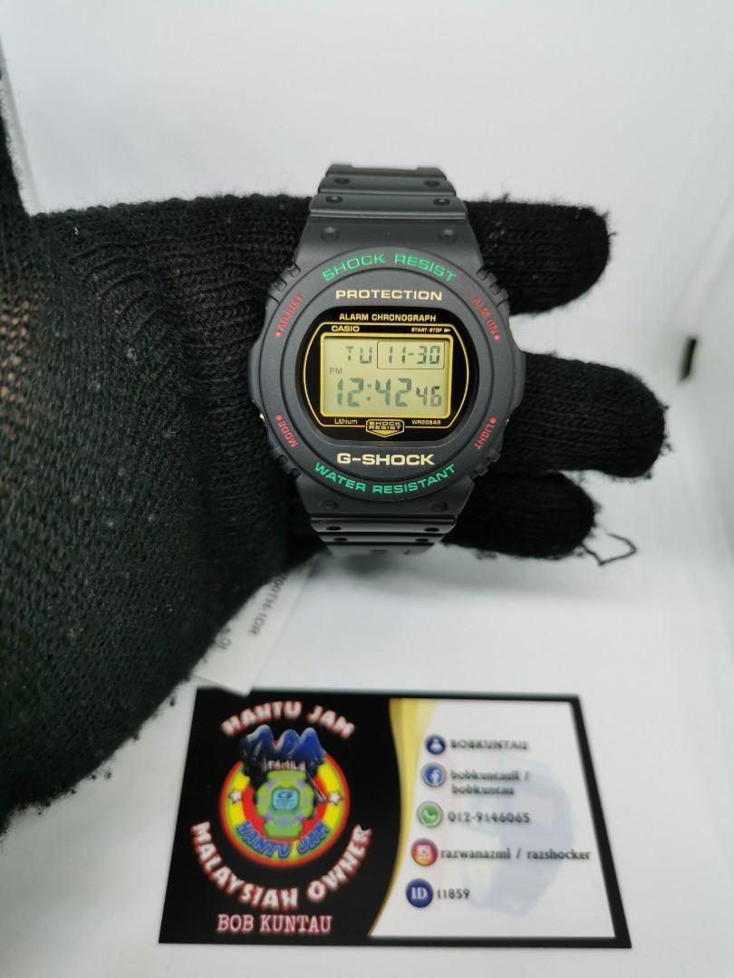 g shock DW5700 RASTA Men s Fashion Watches Accessories