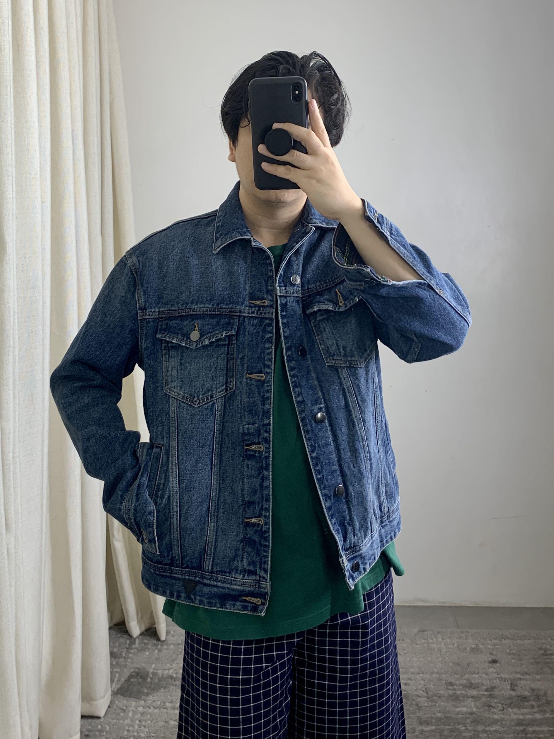 guess oversized denim jacket