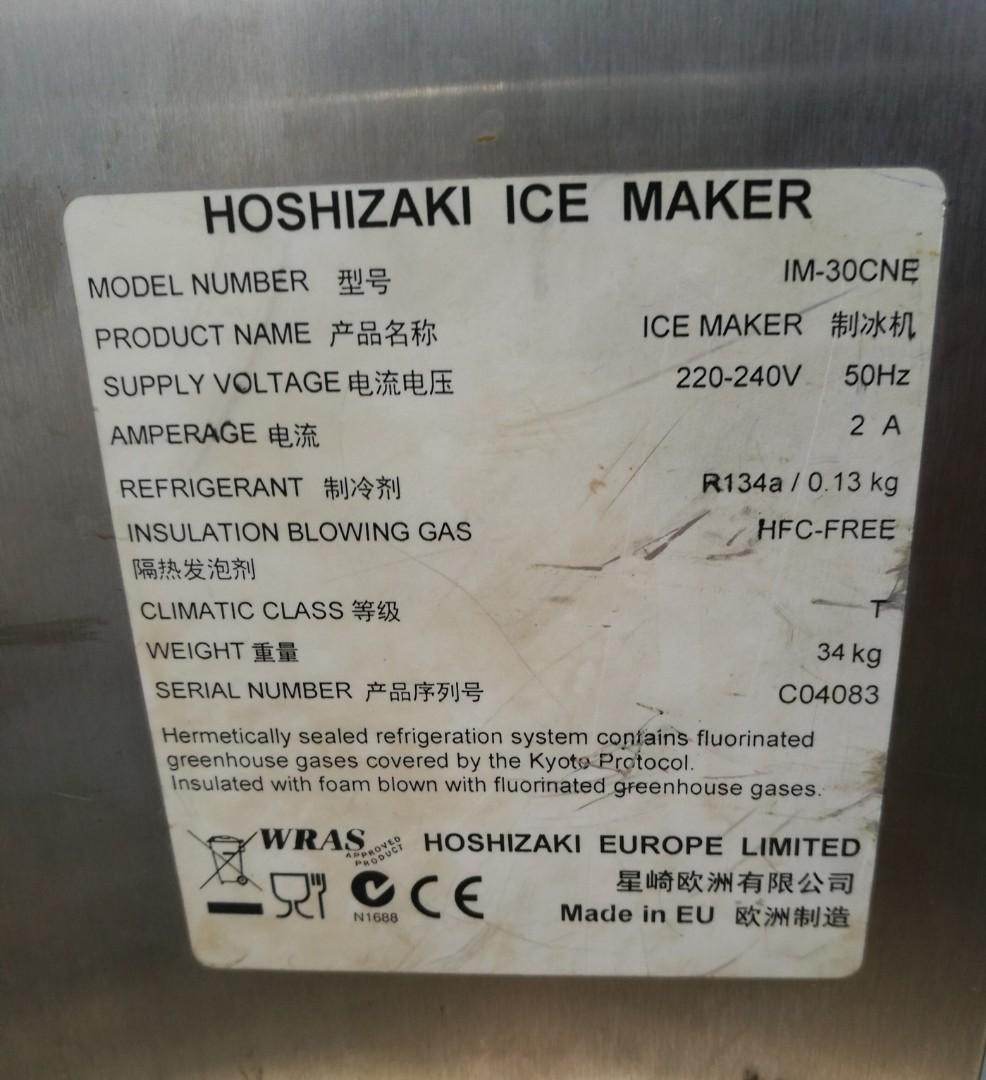 Hoshizaki ice machine/ ice maker, TV & Home Appliances, Kitchen