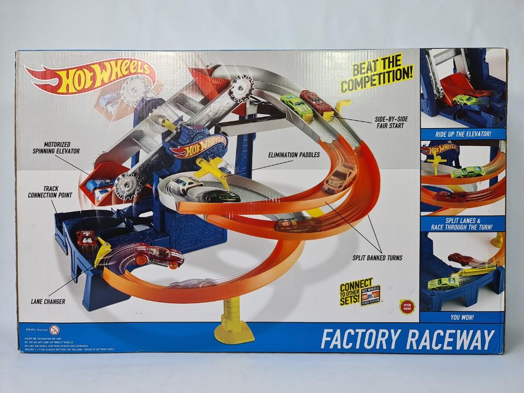 Hot wheels factory raceway playset outlet