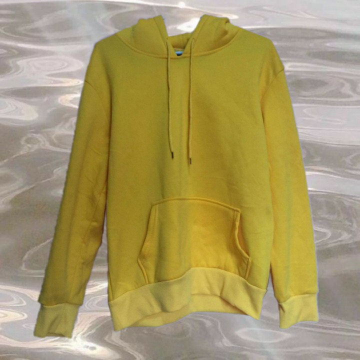 yellow jacket with hood