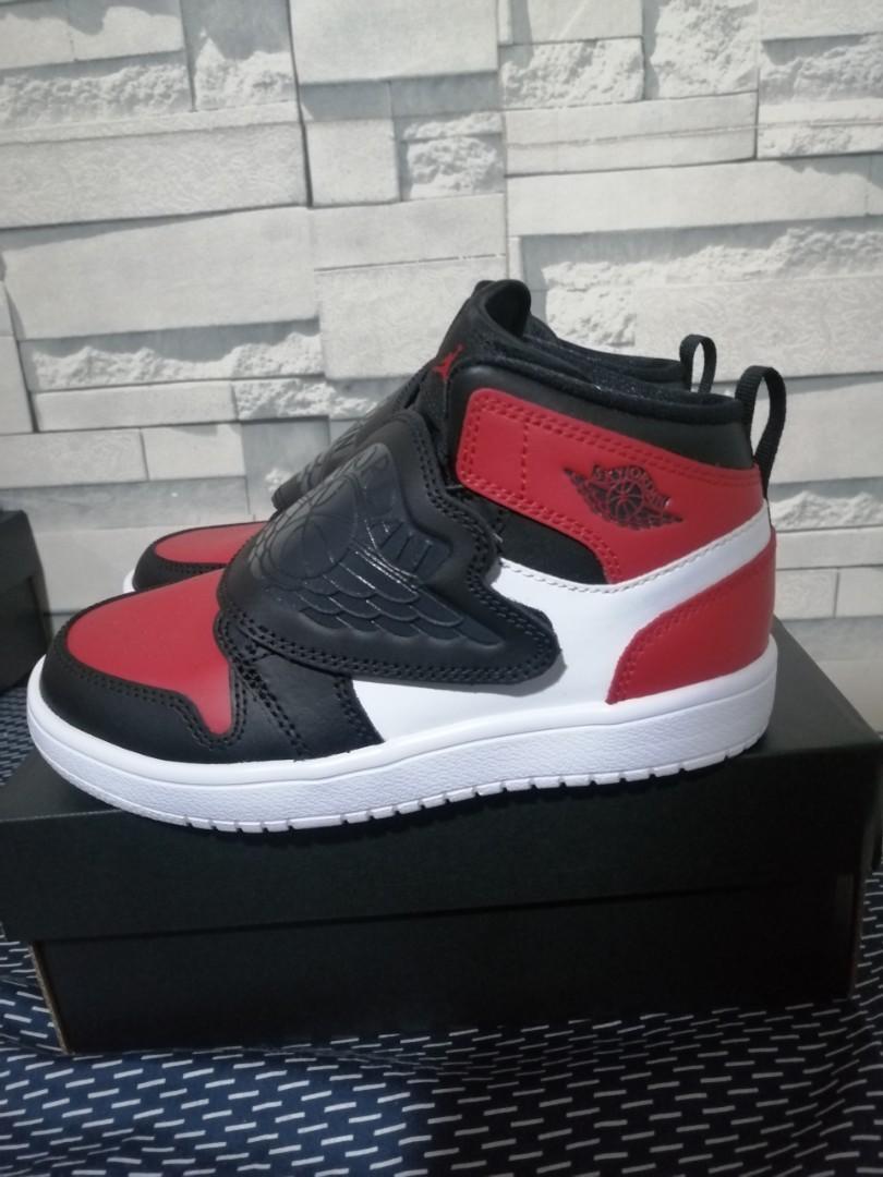 jordan 1 bred toe kids