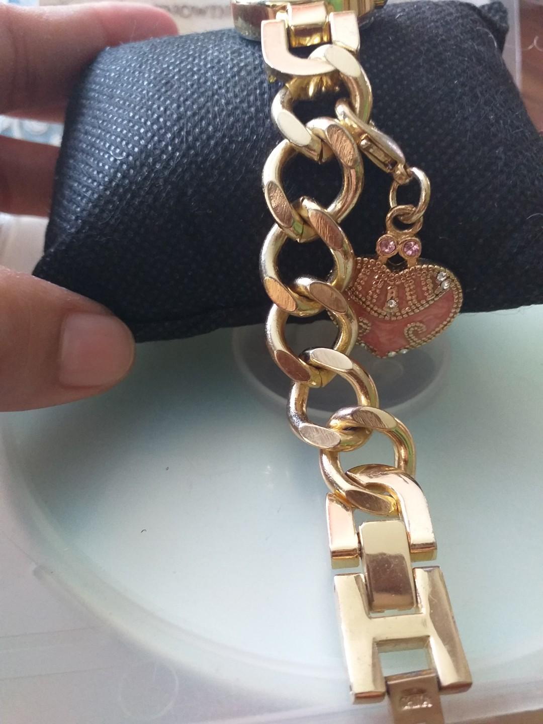 Kim rogers rose gold watch top