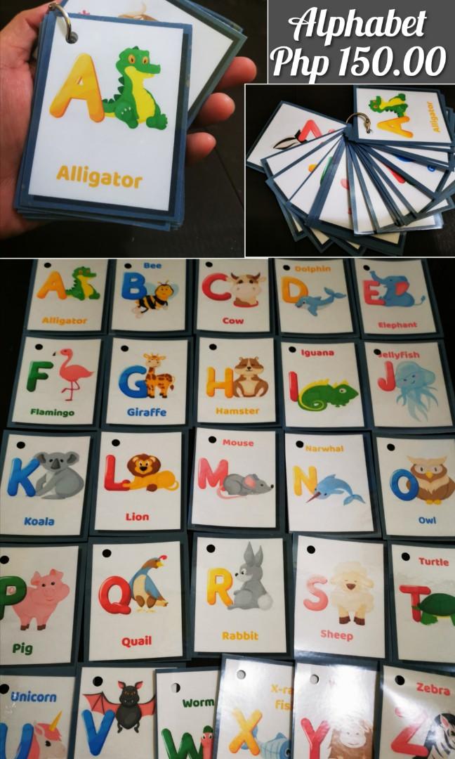 Laminated Flashcards, Babies & Kids, Baby Nursery & Kids Furniture