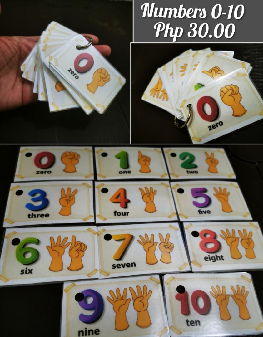 Laminated Flashcards, Babies & Kids, Baby Nursery & Kids Furniture