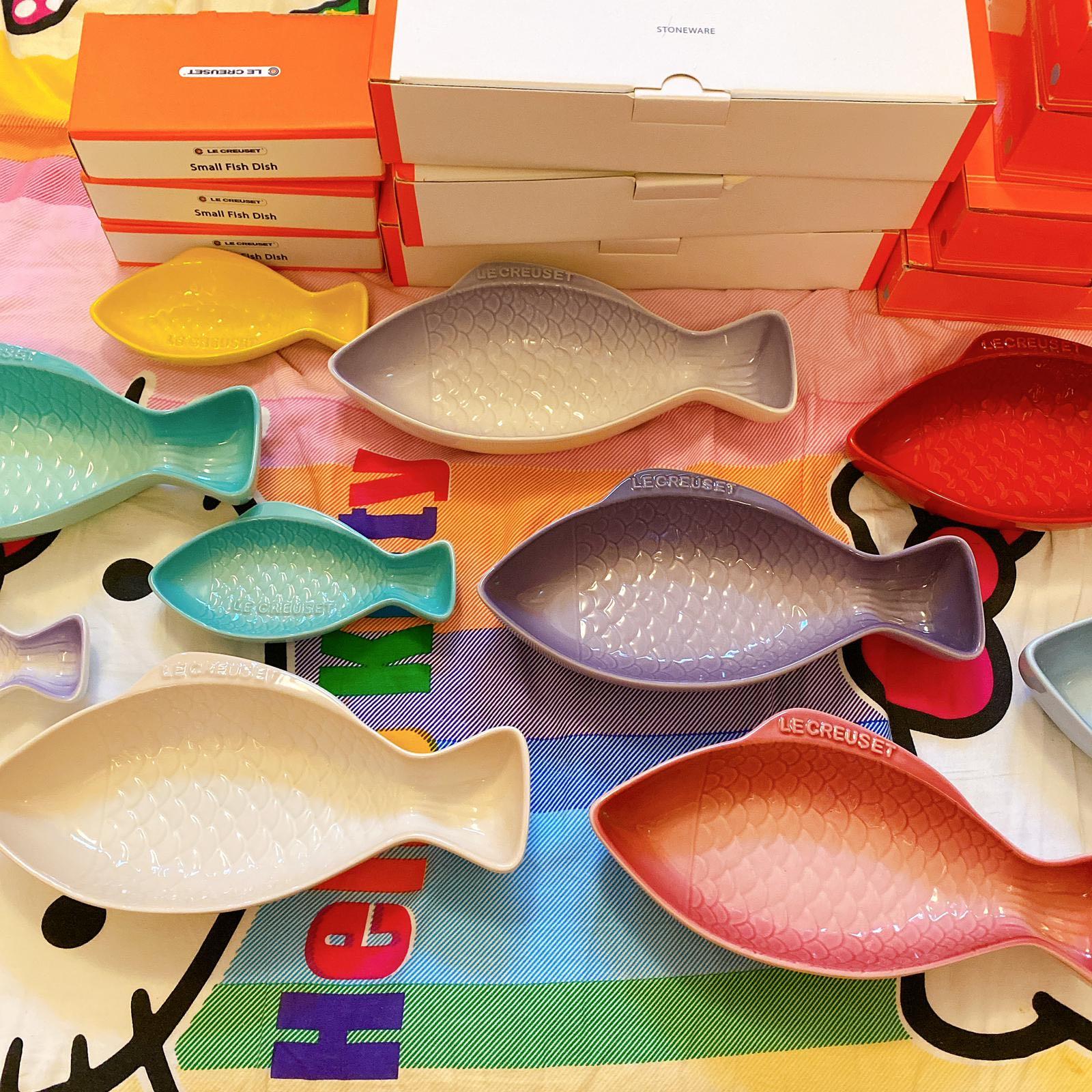 le creuset fish dish medium size& small size, Furniture & Home