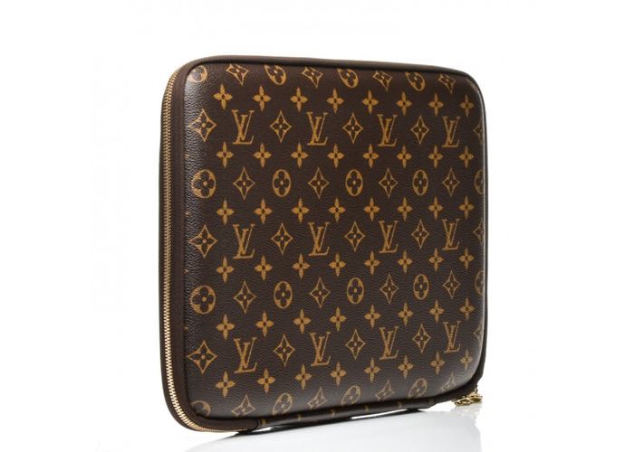 BN Louis Vuitton LV Laptop Sleeve Hard Case Monogram 13 w zippers, Computers & Tech, Parts & Accessories on Carousell