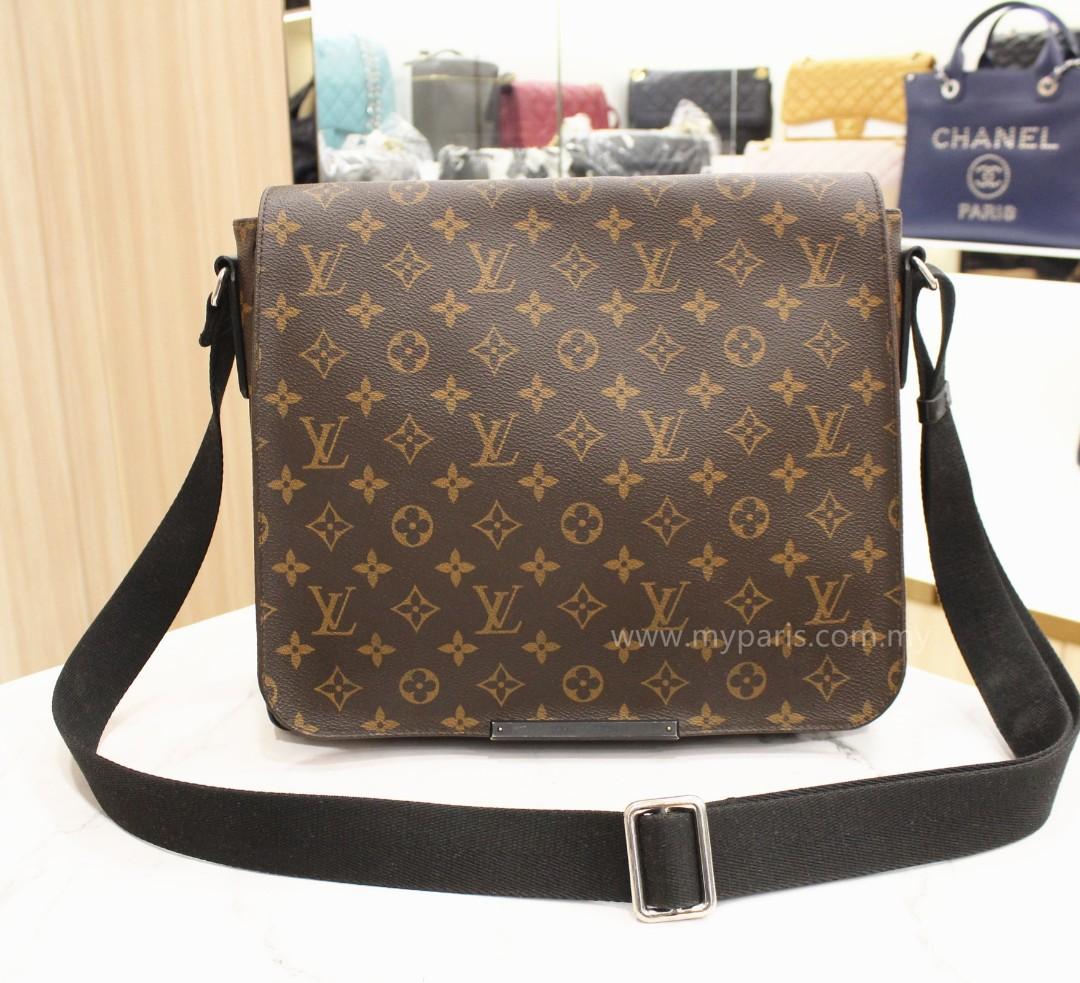 Louis Vuitton District PM Monogram Macassar Canvas Messenger Bag, Luxury,  Bags & Wallets on Carousell