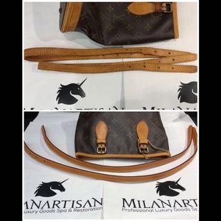 Louis Vuitton Shoulder Bag Custom Make Straps With Milan Artisan