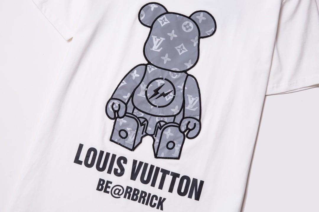 Be@rbrick Louis Vuitton LV Bearbrick T-Shirt - Chow Down Movie Store