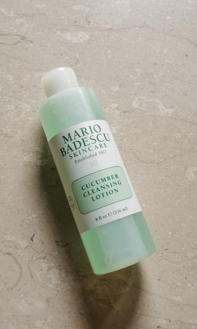 cucumber cleansing lotion mario badescu