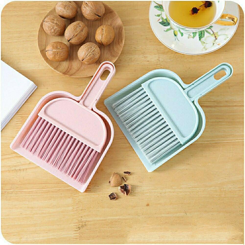 Mini Dustpan with broom (nordic colors) (Category: Everything Else Others) located in Las Pinas. Submitted by k.circle (Listing ID 1027878636, Image 3). Description: Dustpan Size:19*13*3cm Small broom Size:18*11*0.7cm Shovel garbage and sweep the ingenious combination It can be used for cleaning dining table, table, sofa, in-vehicle equipment Features: small size, less space, convenient place, bristles made of high quality materials, durable..