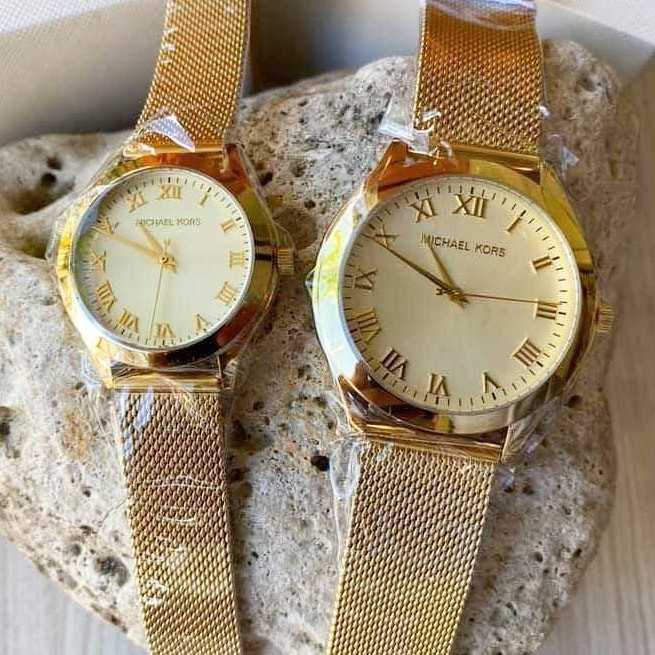 Mk best sale mesh watch