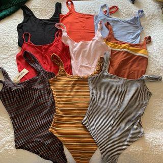 multiple bodysuits (xs-s)