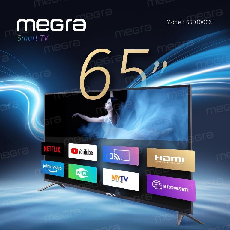 New Megra 65 Inch 4k Uhd Smart Led Tv Netflix Television Electronics Tvs Entertainment Systems On Carousell