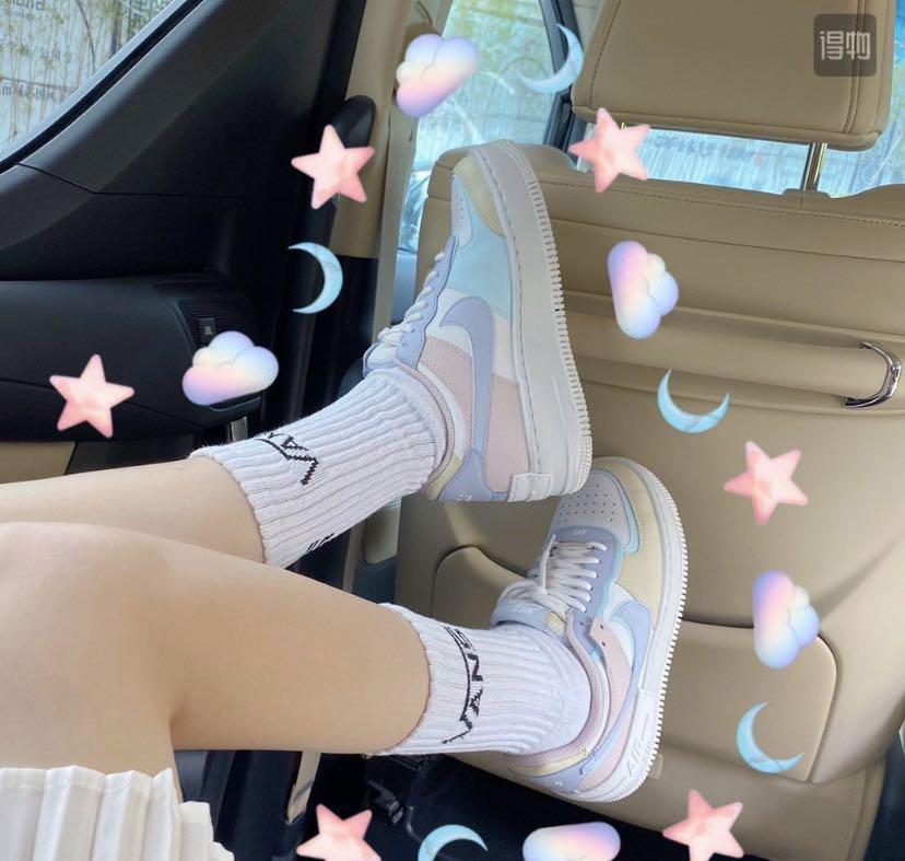Nike air force glacier pastel clearance