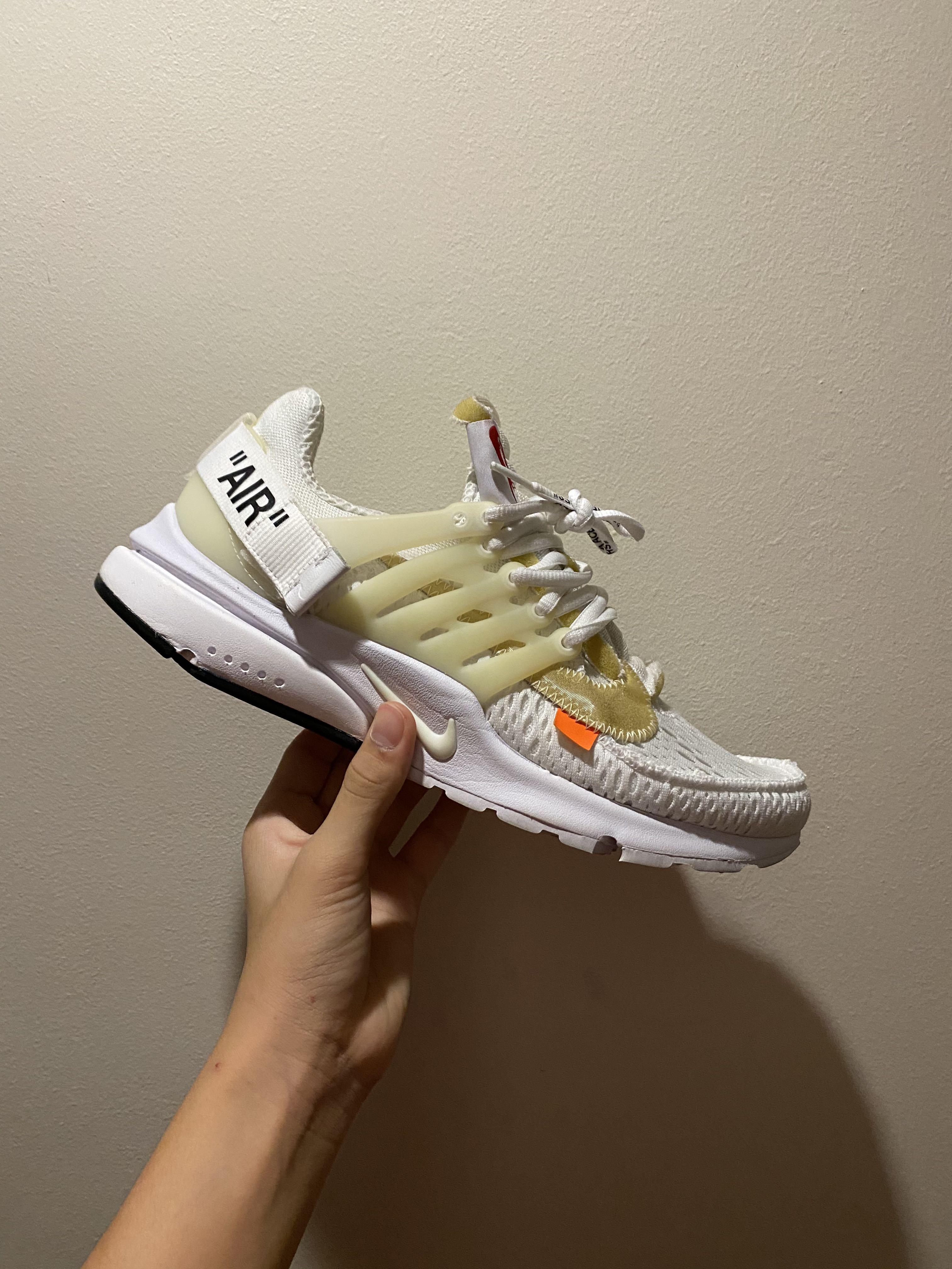 nike air presto white off