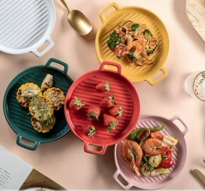 Nordic Plate Oven & Microwave Safe, Home Appliances, Kitchenware on Carousell