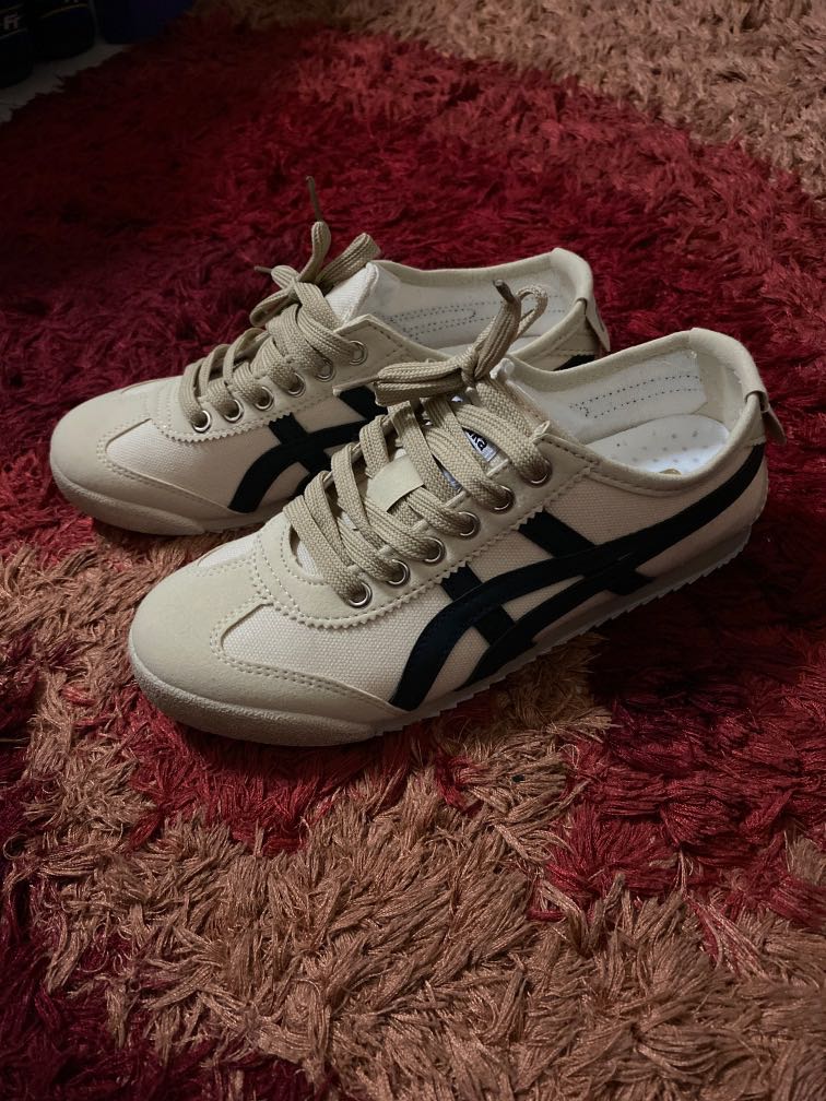 onitsuka cream, Men's Fashion, Footwear, Sneakers on Carousell