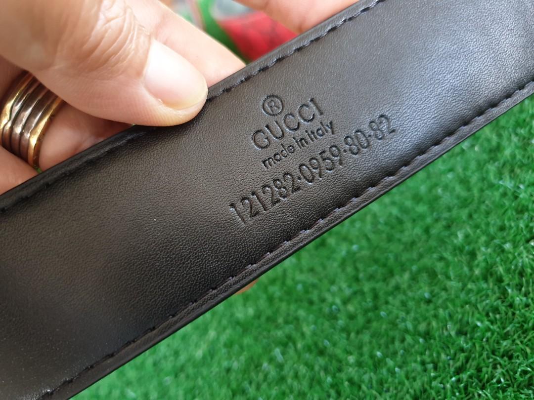 gucci belt barcode
