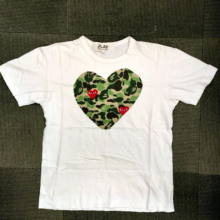 comme des garcons bape t shirt