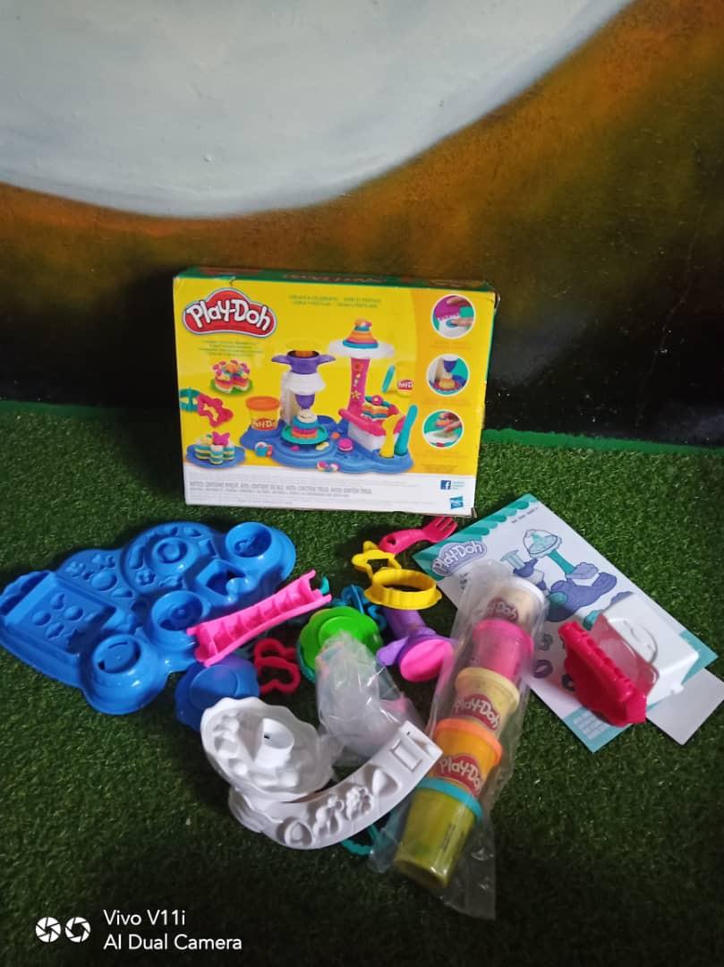 play doh cake party set