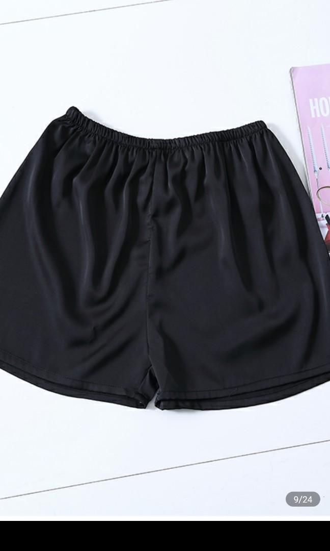 Plus size silk shorts Clearance