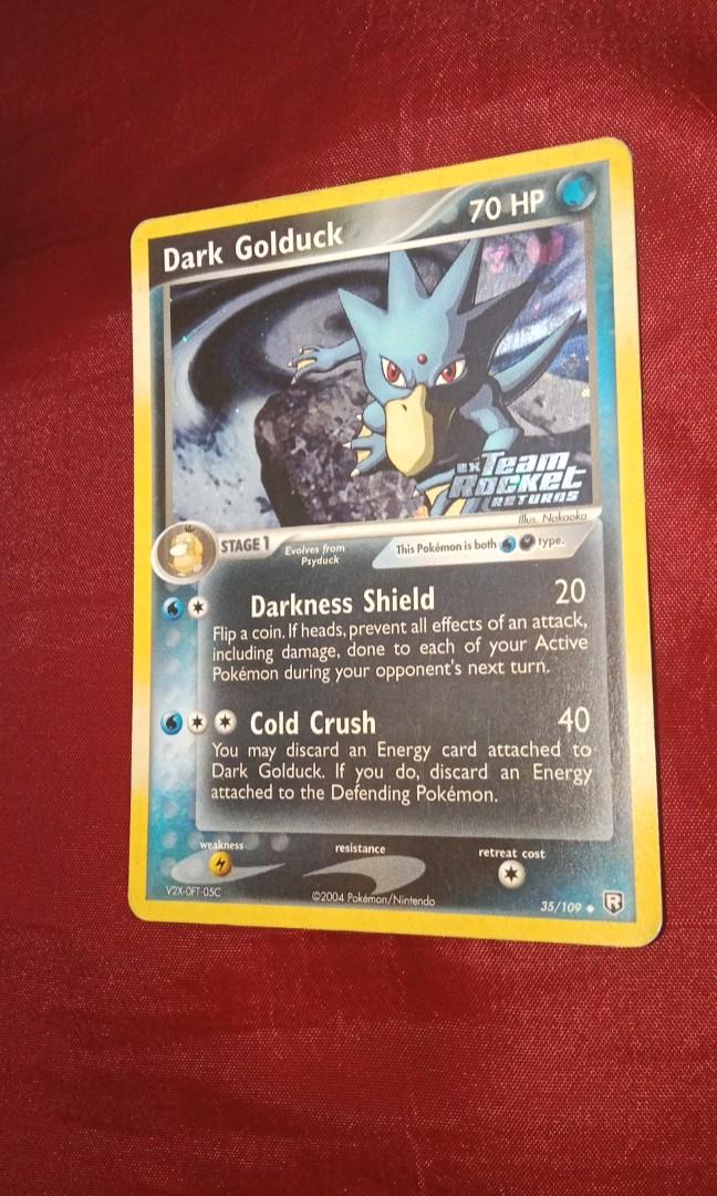 Pokemon Dark Golduck Toys Games Board Games Cards On Carousell