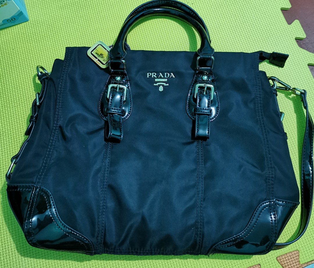 prada nylon two way bag