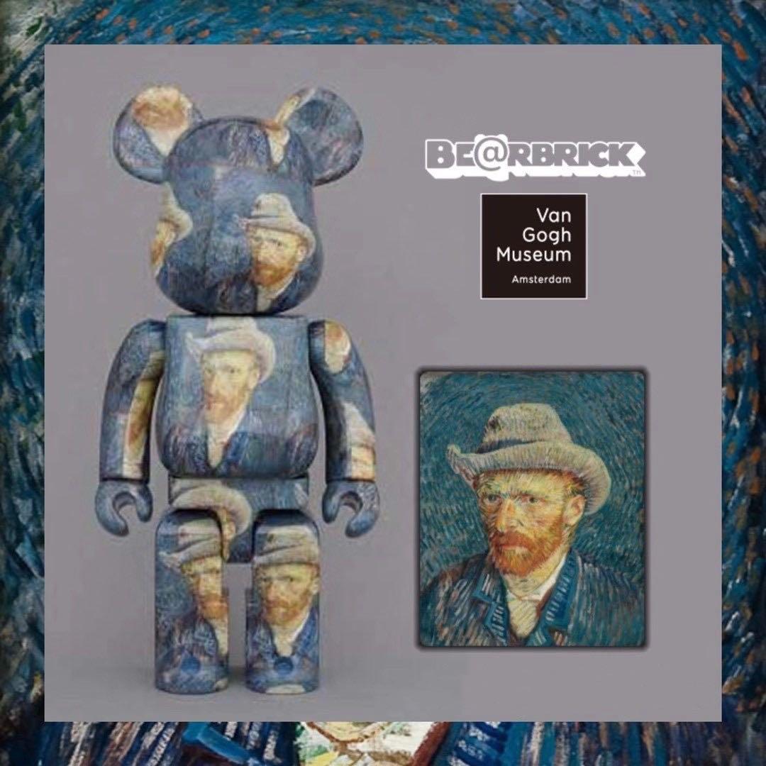 已截單) BE@RBRICK Van Gogh 梵高100+400% /1000%, 興趣及遊戲, 玩具