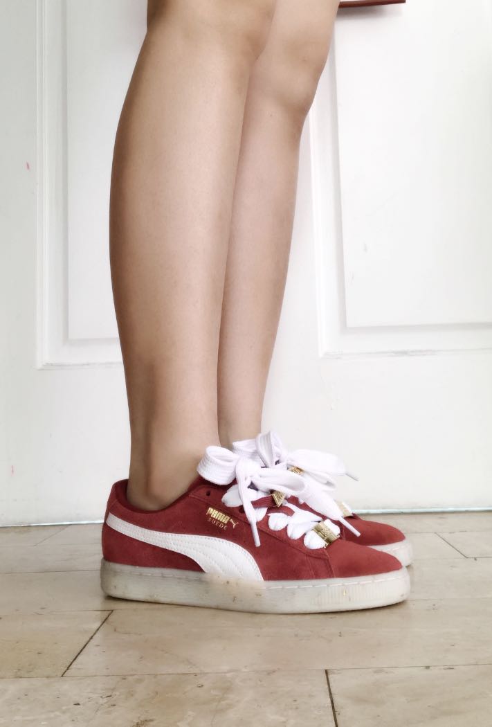 Puma suede melon discount